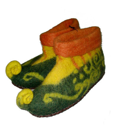 Nepali Felt Shoes